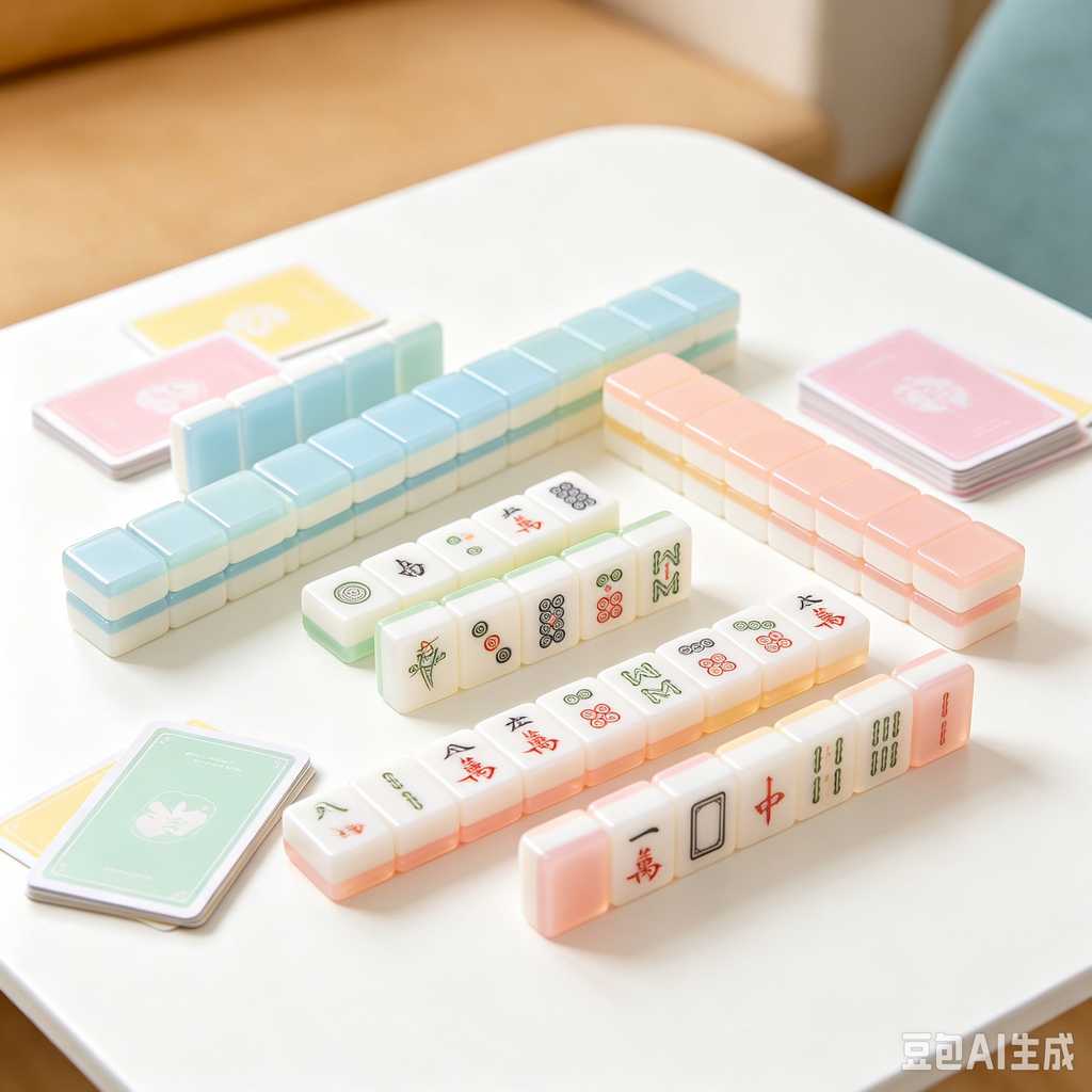 displayable mahjong set