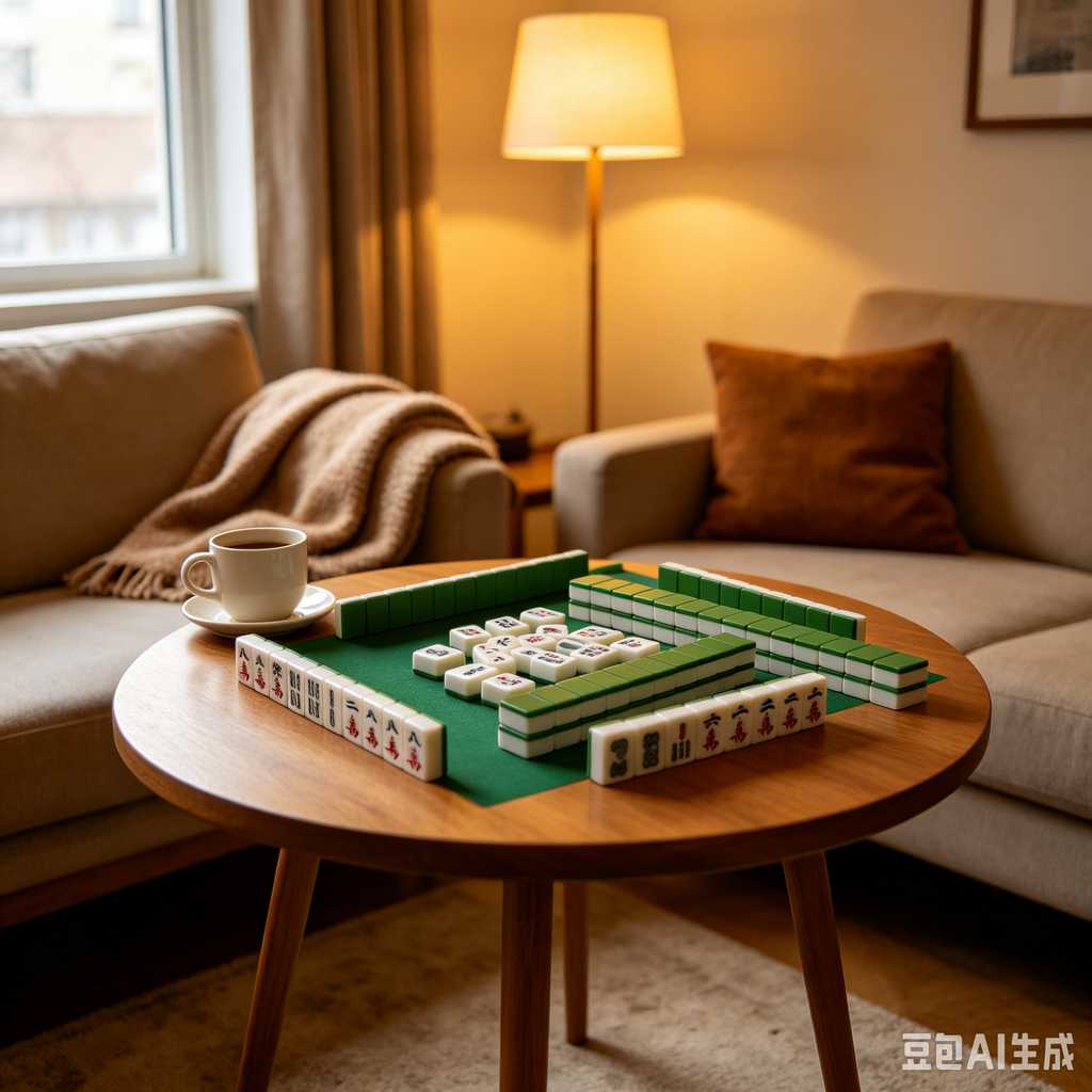 simple text mahjong tiles