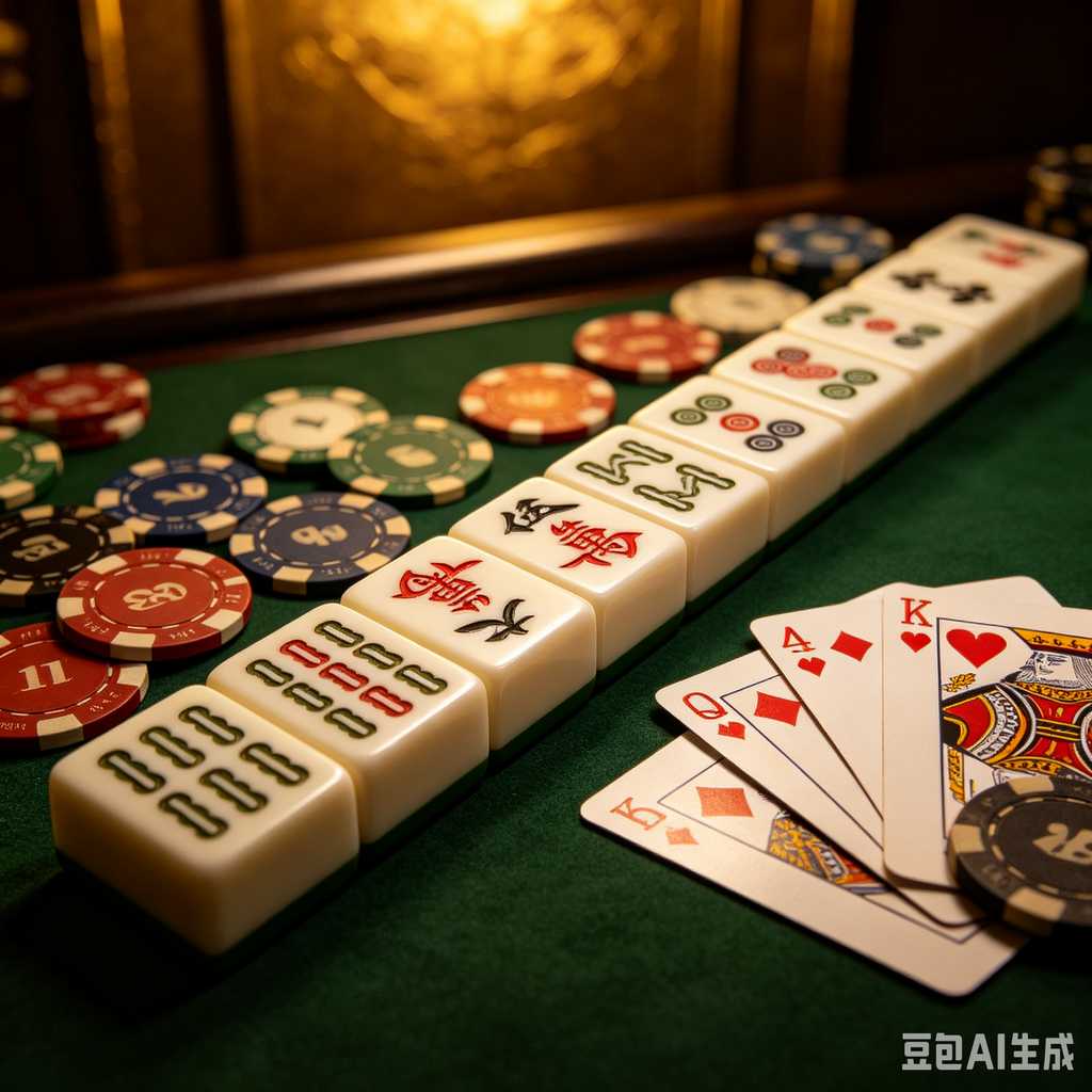 compact mahjong set with case