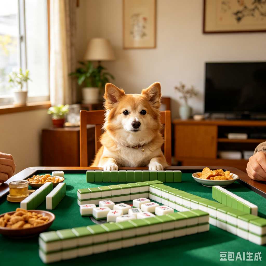 vivid color print mahjong set
